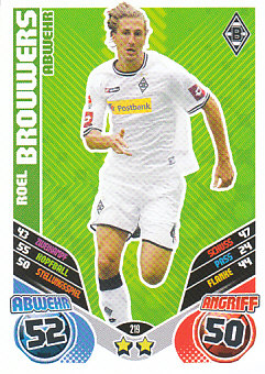Roel Brouwers Borussia Monchengladbach 2011/12 Topps MA Bundesliga #219